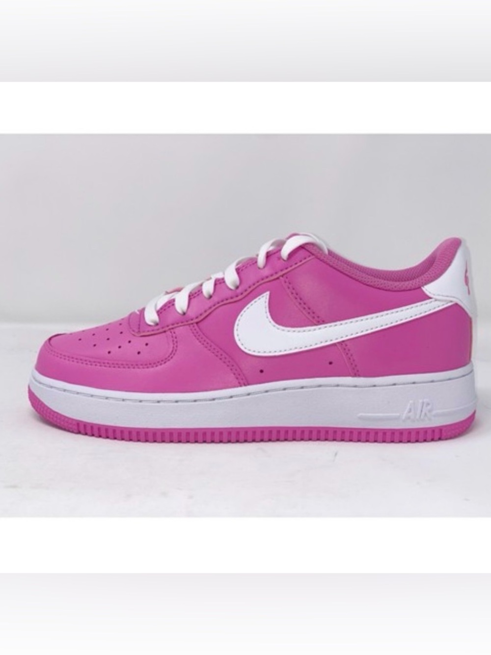 Nike Air Force 1 Low Kids' Sneakers in Pink/White
